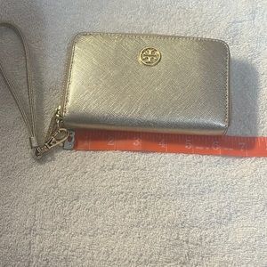 Tory Burch Gold Wristlet